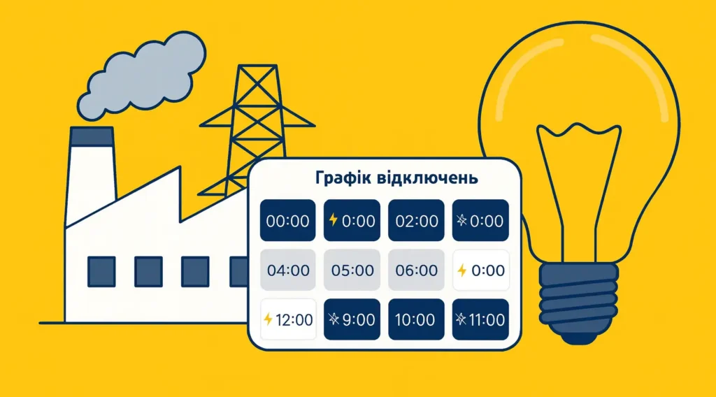 Як формуються графіки відключення світла