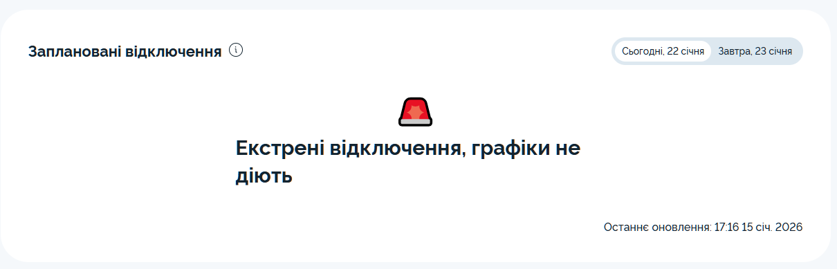 Екстрені обмеження електропостачання в Києві через пошкодження енергетичної інфраструктури